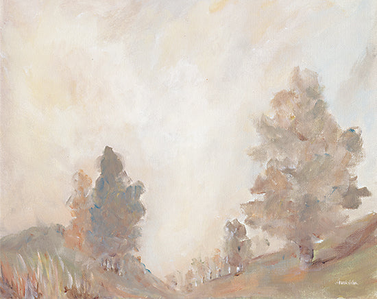 Amanda Hilburn AH169 - AH169 - Sleepy Afternoon - 16x12 Abstract, Landscape, Trees, Hills, Neutral Palette from Penny Lane