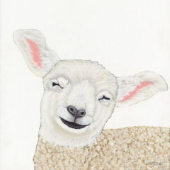 AJ112LIC - Smiling Sheep - 0