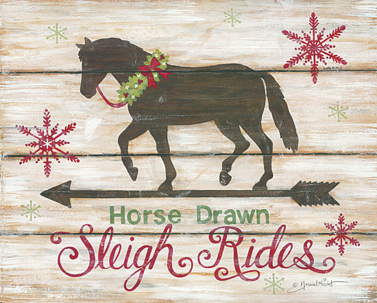 Annie LaPoint ALP1397 - Horse Drawn Sleigh Ride - Horse, Weathervane, Holiday, Winter, Sleigh Rides, Arrow from Penny Lane Publishing