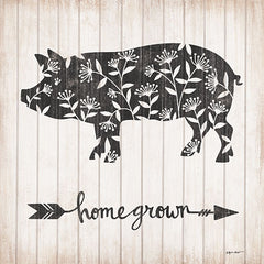 ALP1626A - Farm Fresh Pig - Brown Plank