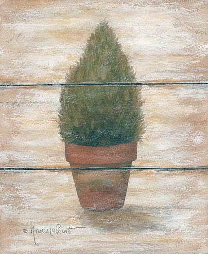 Annie LaPoint ALP1644 - Cedar Cone - Topiary, Wood Planks from Penny Lane Publishing