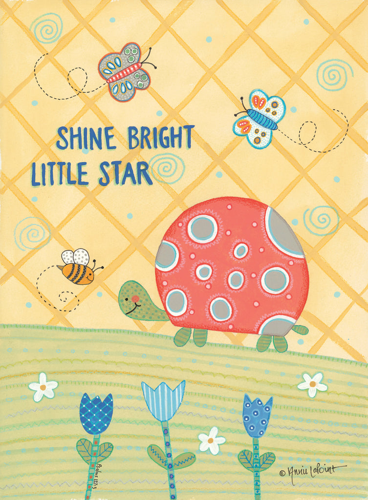 Annie LaPoint ALP1652 - Beetle & Bob Shine Bright - Turtle, Butterflies, Flowers, Bee, Children from Penny Lane Publishing