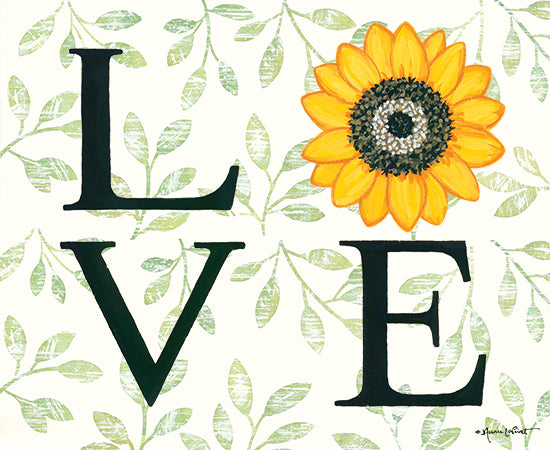Annie LaPoint ALP1973 - ALP1973 - Home - 12x12 Love, Sunflowers, Flowers, Greenery, Block Letters, Signs  from Penny Lane