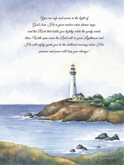 Annie LaPoint ALP2042 - ALP2042 - The Light of God's Love - 12x16 Lighthouse, Coast, Ocean, The Light of God's Love, Religion, Motivational, Signs from Penny Lane