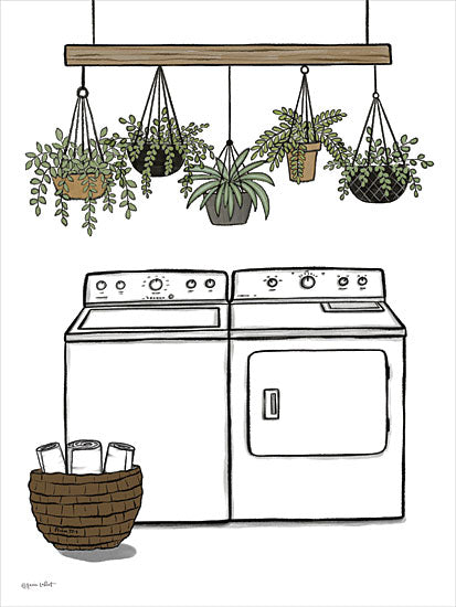 Annie LaPoint ALP2348 - ALP2348 - Plant Lady's Laundry Room - 12x16 Laundry, Laundry Room, Washer, Dryer, Plants, Green Plants, Hanging Plants, Greenery from Penny Lane