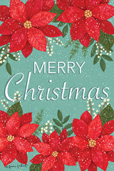 ALP2376LIC - Merry Christmas Poinsettias I - 0