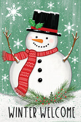 ALP2409 - Winter Welcome Snowman - 12x18