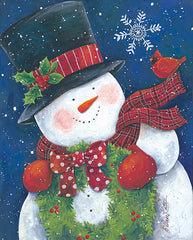 ART1031 - Cheery Snowman with Wreath