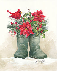 ART1185 - Christmas Lodge Boots - 12x16