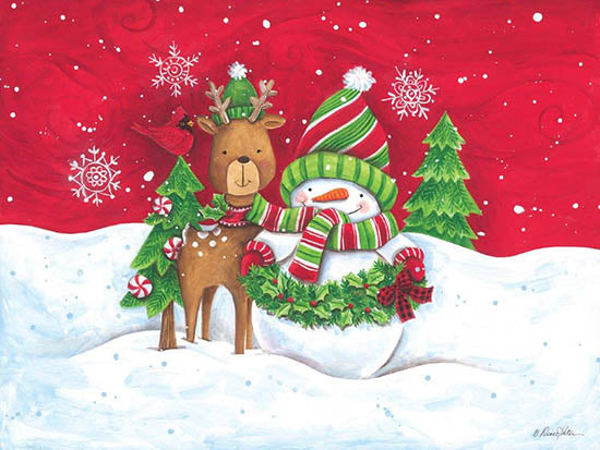 Diane Kater Licensing ART1288 - ART1288 - Snowman & Reindeer - 0  from Penny Lane