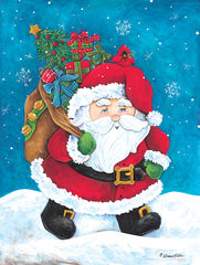ART1318 - Santa Claus with Sack of Presents - 12x16