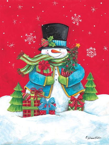 Diane Kater Licensing ART1320LIC - ART1320LIC - Snowman & Presents - 0  from Penny Lane