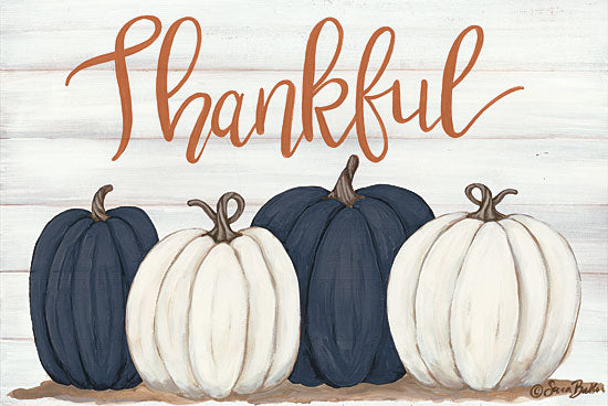 Sara Baker BAKE152 - BAKE152 - Thankful Pumpkins     - 16x12 Signs, Typography, Thankful, Pumpkins from Penny Lane