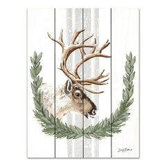 BAKE272PAL - Arctic Winter Reindeer   - 12x16