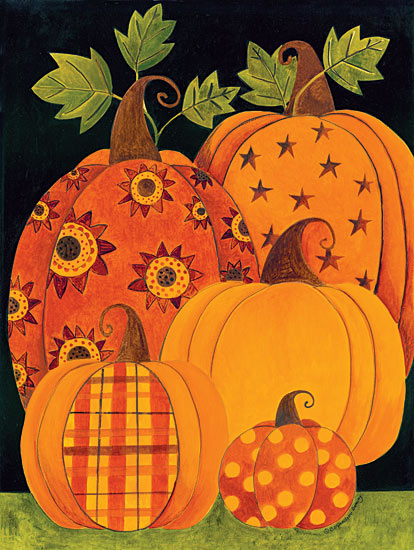 Bernadette Deming BER1223 - Festive Fall Pumpkins - Pumpkins, Patterns, Autumn, Harvest from Penny Lane Publishing