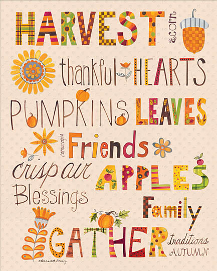 Bernadette Deming BER1234 - Fall Favorites - Harvest, Autumn, Lettering, Pumpkins from Penny Lane Publishing
