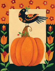 BER1360 - Patterned Crow and Pumpkin - 0
