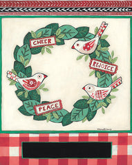 BER1425 - Cheer Peace Rejoice Wreath - 0