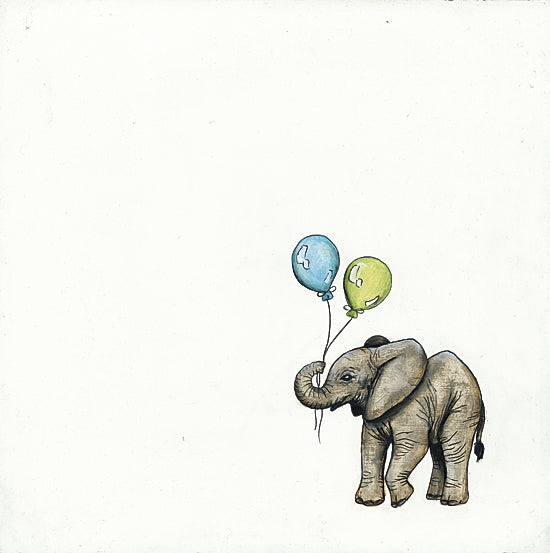 Brit Hallowell BHAR375 - Nursery Elephant - Baby, Elephant, Balloon, Nursery from Penny Lane Publishing