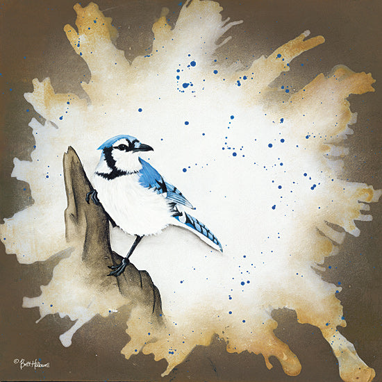 Britt Hallowell BHAR434 - Weathered Friends - Blue Jay - Animals, Bird, Blue Jay, Wildlife from Penny Lane Publishing