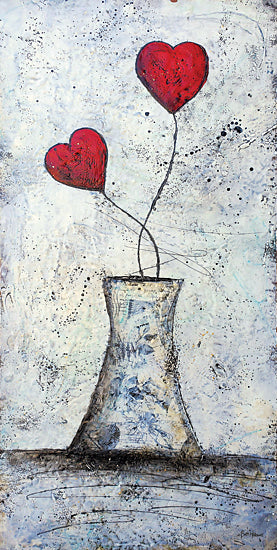 Britt Hallowell BHAR526 - BHAR526 - I Give You My Love 1 - 9x18 Vase, Heart, Contemporary, Abstract, Love from Penny Lane