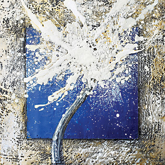 Britt Hallowell BHAR551 - BHAR551 - Things Happen - 12x12 Abstract, Blue, White, Textured from Penny Lane