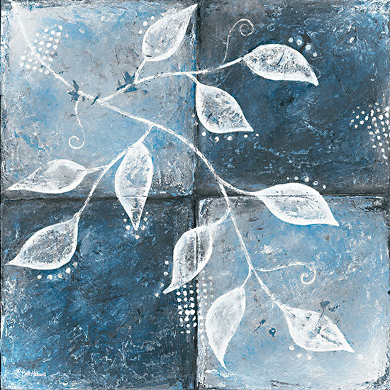 Britt Hallowell BHAR560 - BHAR560 - Patchwork Seasons I - 12x12 Leaves, Patchwork, Blocks, Gray, White, Tile, Plant from Penny Lane