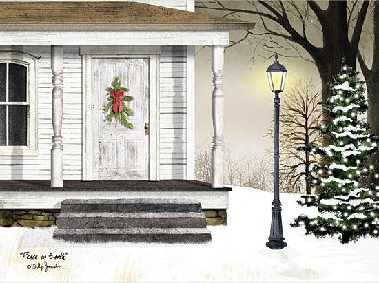 Billy Jacobs BJ1001 - Peace on Earth - Holiday, Lamp Post, Wreath, Front Porch, Snow from Penny Lane Publishing