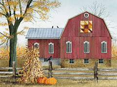 BJ1023A - Autumn Leaf Quilt Block Barn - 16x12