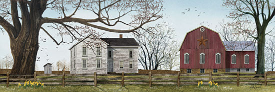 Billy Jacobs BJ1077 - Spring Morning  - Spring, Farm, Barn, House, Trees, Flowers from Penny Lane Publishing