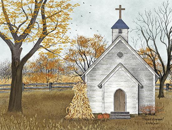 Billy Jacobs BJ1112 - Blessed Assurance - Church, Inspirational, Fall, Autumn, Haystacks from Penny Lane Publishing