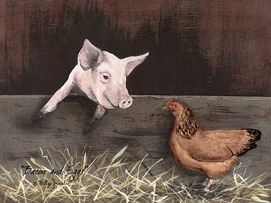Billy Jacobs BJ138 - Bacon and Eggs - Pig, Chicken Straw, Farm from Penny Lane Publishing