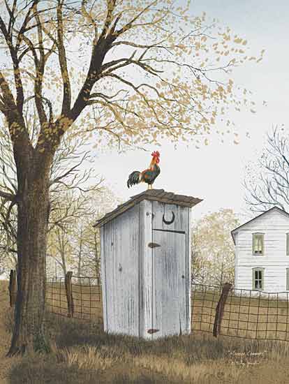 Billy Jacobs BJ215 - Morning Commute - Outhouse, Rooster, Fence from Penny Lane Publishing
