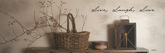 Billy Jacobs BJ800A - Live Laugh Love - Basket, Berries, Inspiring from Penny Lane Publishing