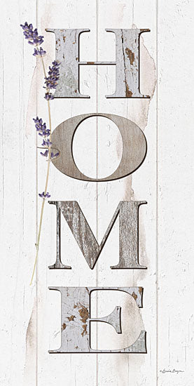 Susie Boyer BOY594 - BOY594 - HOME - 18x9 Home, Lavender, Neutral Palette, Family, Wood Background, Typography, Signs from Penny Lane