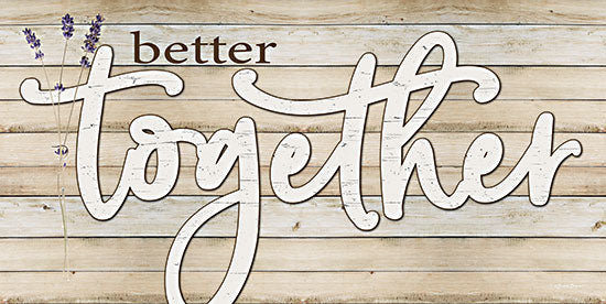 Susie Boyer BOY601 - BOY601 - Better Together - 18x9 Better Together, Spouses, Love, Couples, Wood Background, Typography, Signs from Penny Lane