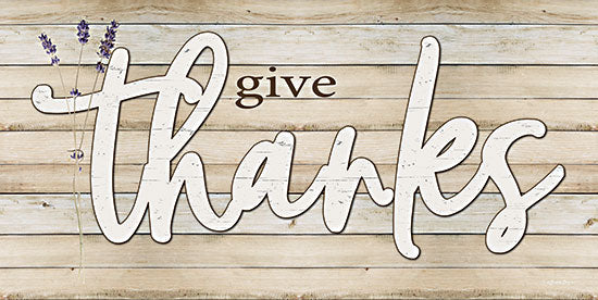 Susie Boyer BOY602 - BOY602 - Give Thanks - 18x9 Give Thanks, Thankful, Wood Background, Typography, Signs from Penny Lane