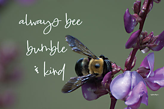 Susie Boyer BOY620 - BOY620 - Always Bee Bumble & Kind - 18x12  Always Be Humble & Kind, Bees, Flowers, Photography, Insects, Signs from Penny Lane
