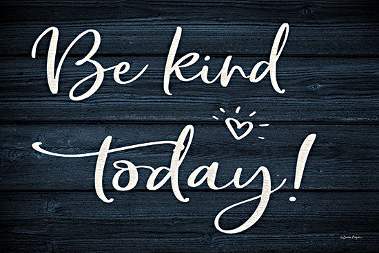 Susie Boyer BOY629 - BOY629 - Be Kind Today - 18x12 Inspirational, Be Kind Today, Typography, Signs, Textual Art, Heart, Black & White from Penny Lane