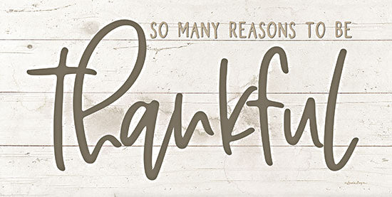 Susie Boyer BOY657 - BOY657 - So Many Reasons to be Thankful - 18x9 Thankful, Thanksgiving, Typography, Signs from Penny Lane