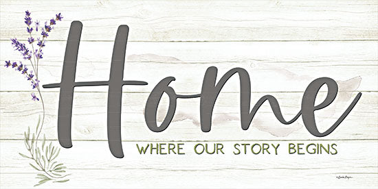 Susie Boyer BOY658 - BOY658 - Home - Where Our Story Begins - 18x9 Home, Where Our Story Begins, Family, Typography, Signs, Wood Planks from Penny Lane