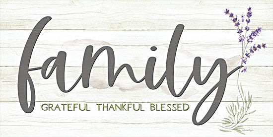 Susie Boyer BOY659 - BOY659 - Family - Grateful, Thankful, Blessed - 18x9 Family, Grateful, Thankful, Blessed, Typography, Signs, Wood Planks from Penny Lane