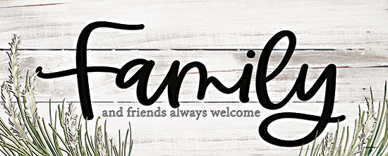 Susie Boyer BOY694 - BOY694 - Family and Friends Always Welcome   - 20x8 Family and Friends Always Welcome, Friends, Family, Lavender, Neutral Palette, Typography, Signs from Penny Lane
