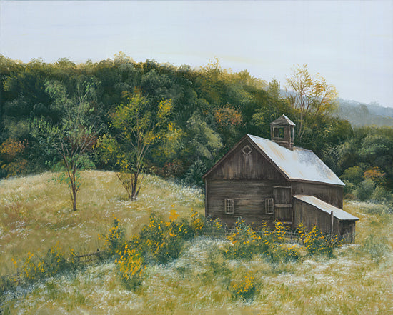 Pam Britton BR472 - BR472 - Barn in Vermont - 16x12 Country, Barn, Vermont, Landscape, Farm, Trees from Penny Lane