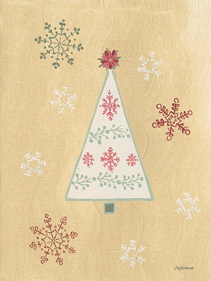 Pam Britton BR483 - BR483 - Holiday Cheer I - 12x16 Christmas Tree, Flower, Snowflakes from Penny Lane