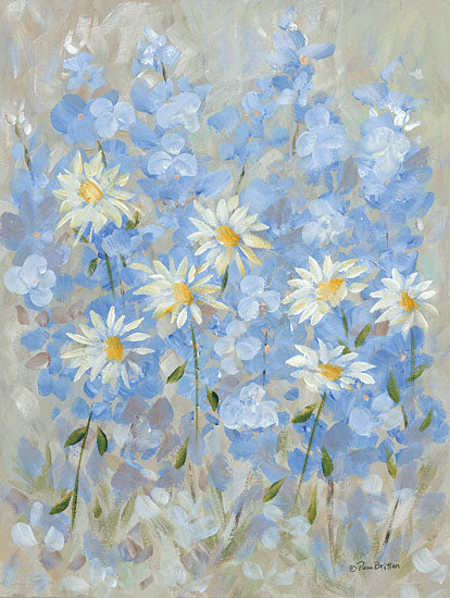 Pam Britton BR507 - BR507 - Garden of Joy - 12x16 Flowers, Blue Flowers, White Flowers, Daisies from Penny Lane