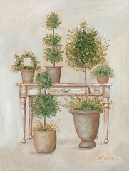 BR512 - Potting Bench & Topiaries II    - 12x16