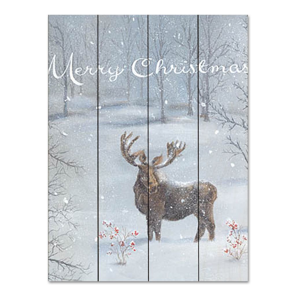 Pam Britton BR534PAL - BR534PAL - A Forest Christmas - 16x12 Christmas, Holidays, Moose, Winter, Trees, Forest, Snow, Merry Christmas, Typography, Signs from Penny Lane