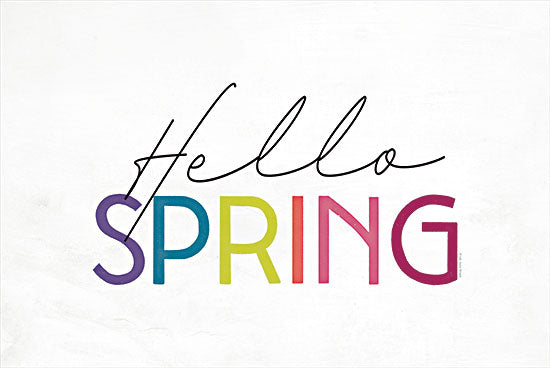 Lady Louise Designs BRO165 - BRO165 - Happy Spring - 18x12 Spring, Hello Spring, Typography, Signs, Textual Art from Penny Lane
