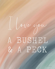 BRO184 - Rainbow I Love You a Bushel & a Peck - 12x16